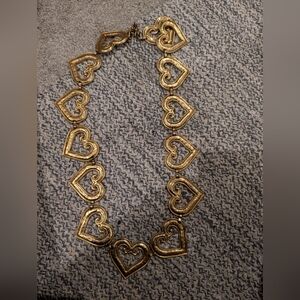 Vintage Heart Chain Belt made in Spain